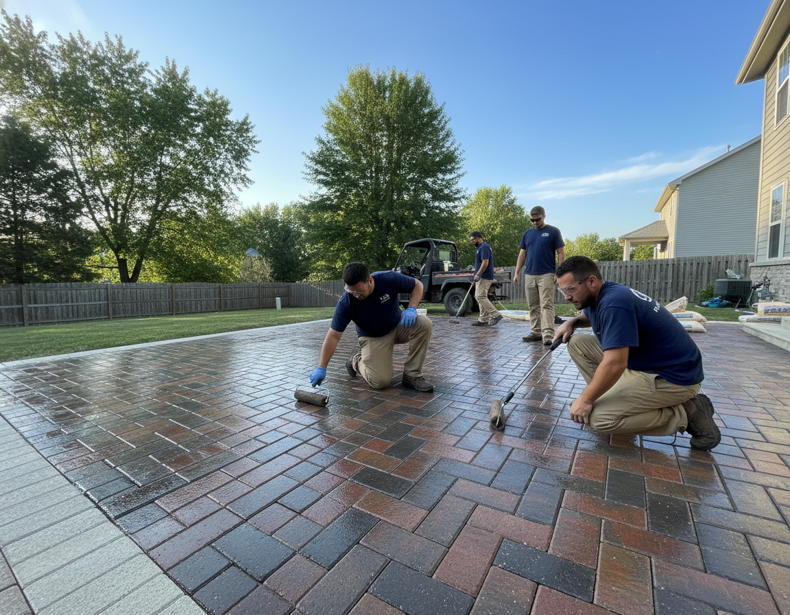 Concrete Paver Sealing In Westerville